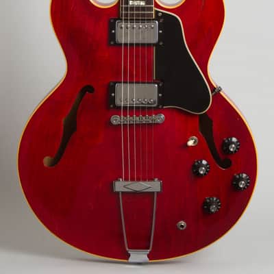 Gibson ES-335TDC Semi-Hollow Body Electric Guitar (1968), ser. #525420, original black hard shell case. image 3