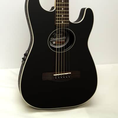 Fender Stratacoustic Standard Acoustic-Electric Guitar - Black image 2