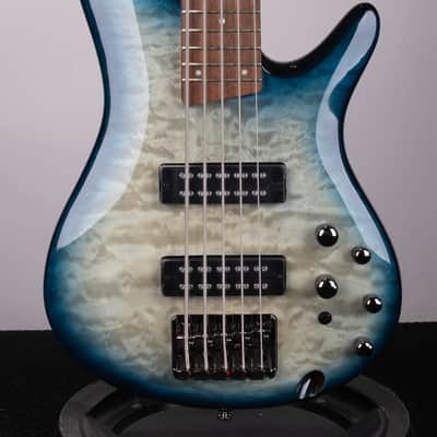 Ibanez SR405 5-String Bass Guitar - Stained Cosmic Blue Starburst image 1