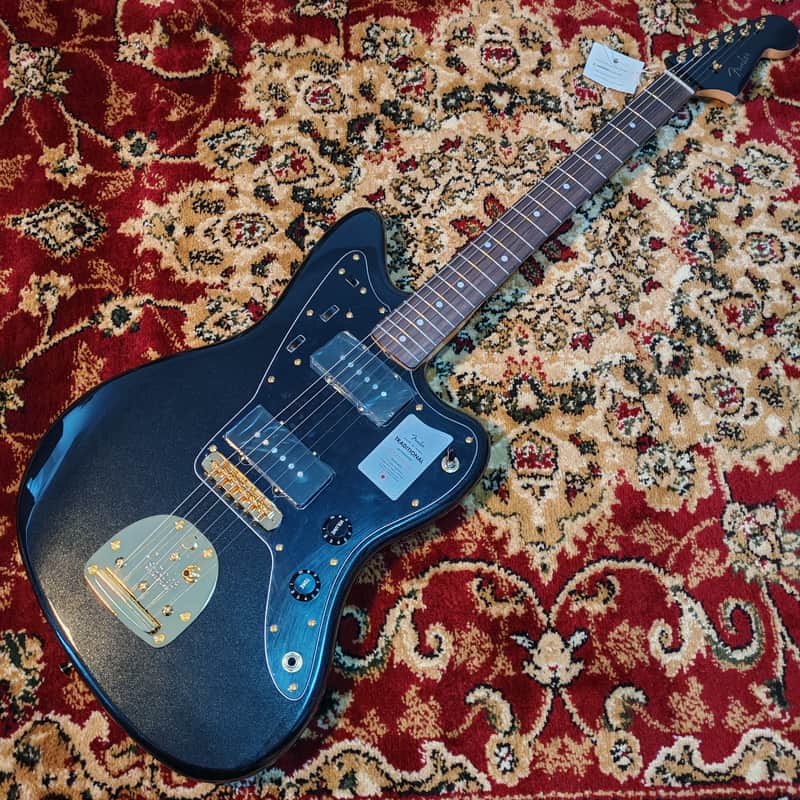 *NEW IN BOX* 2026 Fender Japan Limited Edition Traditional Collection, 60's Jazzmaster Black Pearl Gold with Matching Headstock, MIJ JD26