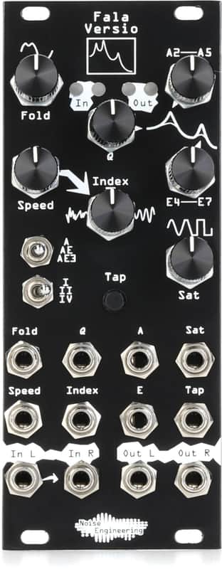 Noise Engineering Fala Versio Stereo Formant Filter Eurorack Module - Black image 1
