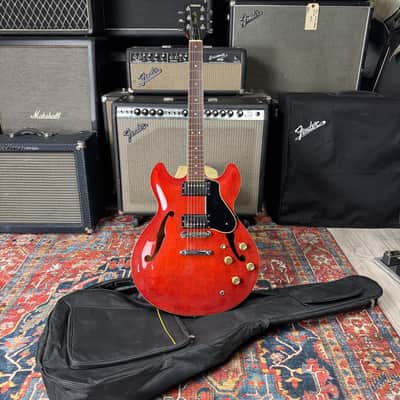 Yamaha SA700 Semi Hollowbody ES335 Type Persimmon Red 1979 image 2