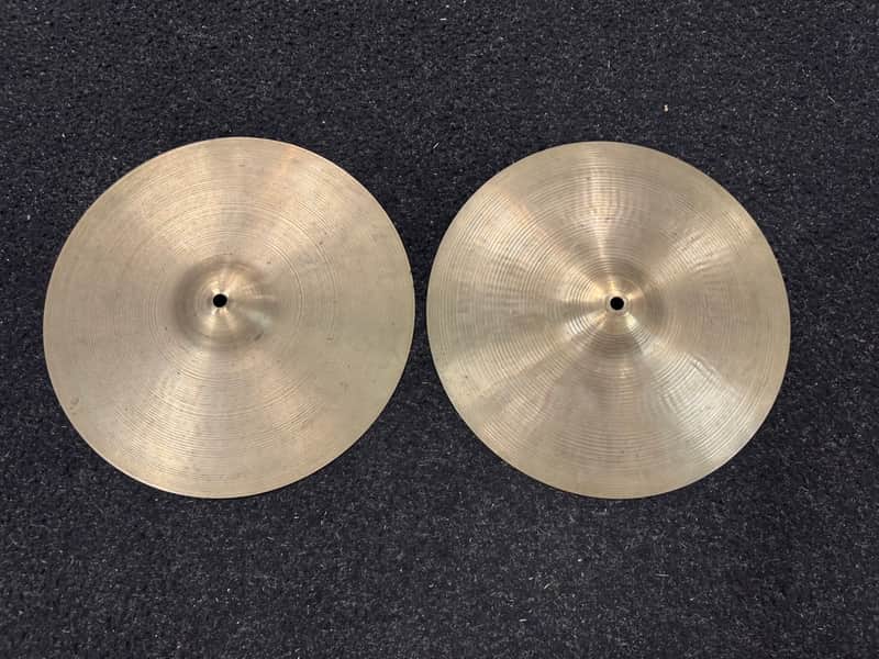 Manny's 14" Hi-Hat Cymbals 844g top, 1048g bottom image 1