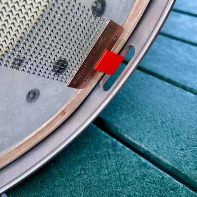 Gretsch 5”x 14” Snare Drum 4157 Repurposed 1960s - Blue Sparkle Wrap image 9