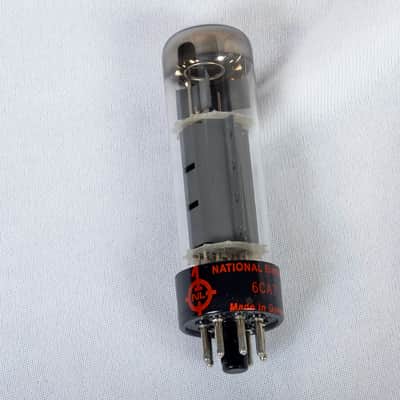 Matched Pair National Electronics EL34 / 6CA7 Power Tubes – Made in Germany – Strong Testing image 2