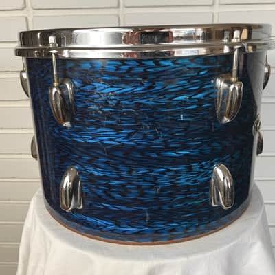 Slingerland 9x13 tom Blue Agate pearl 1973 image 4