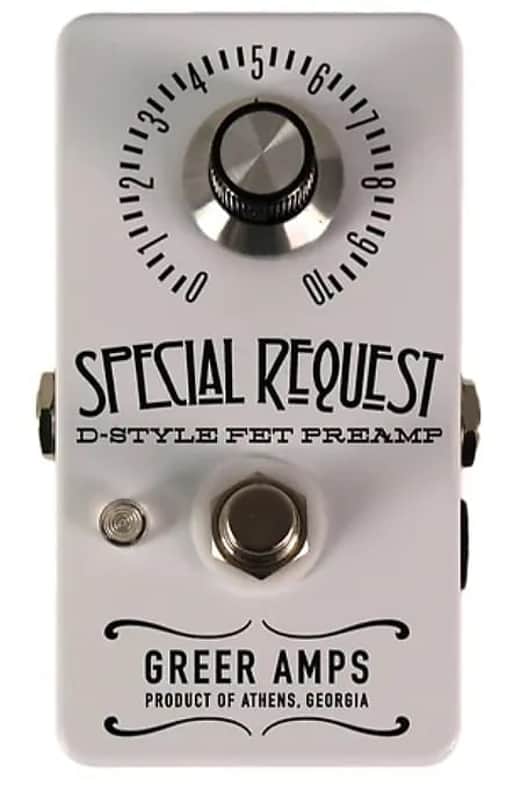 Greer Special Request D-Style FET Preamp - White image 1