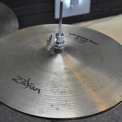 Used Zildjian 14" Quick Beat Hi-hat Cymbals - 1265g/1462g image 5