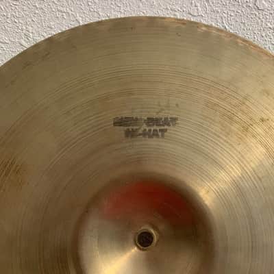 Zildjian 14" A. Zildjian '60s Stamp New Beat Hi-Hat Cymbal image 8