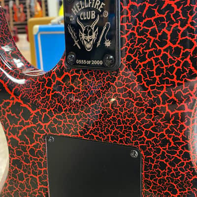 Pre Loved B.C Rich Ltd Ed Stranger Things "Eddie's Guitar" Warlock | Crackle image 12