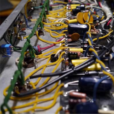 Handwired Vibroverb 2-Channel 40-Watt guitar amp head image 6