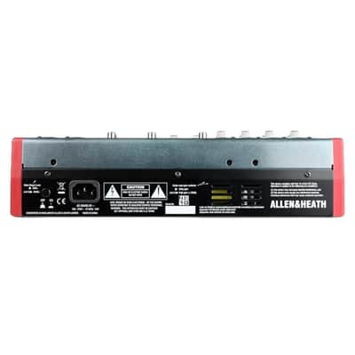 Allen & Heath ZED-10 Touring Quality Audio Mixer with 100Hz High Pass Filter, MusiQ EQ, and Routable Stereo USB Output (Black and Red) image 4