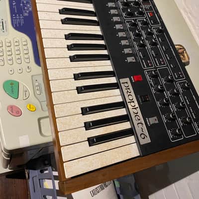 Dave Smith Instruments Prophet 6 49-Key 6-Voice Polyphonic Synthesizer 2015 - 2018 - Black with Wood Sides image 3