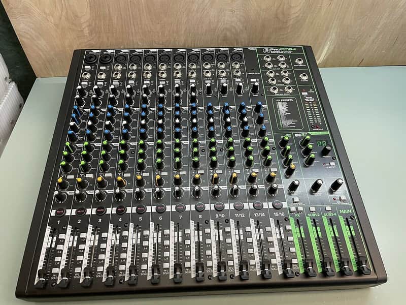 Mackie ProFX16v3 16-Channel Effects Mixer with USB & Effects (used) -perfecto! -in-box! -ships FREE! image 1