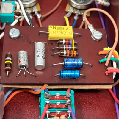 Bugbear & Manticore - CULTIST (1967) - NKT CV7005 / Mullard OC42 Germanium Fuzz Face Guitar Effects Pedal - Serial #001 - image 8