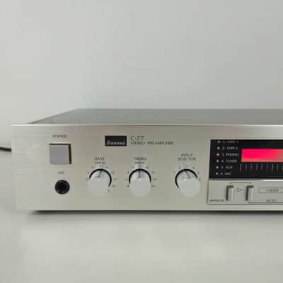 Sansui - C-77 & B-77 – Stereo Preamplifier / Power Amplifier Set - Serviced (B77 Repaired) image 15