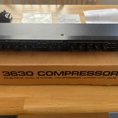 Alesis 3630 Dual-Channel Compressor / Limiter with Gate Black Lion Modified image 2