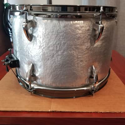 Oriollo Phantom Seamless Hammered Aluminum Snare Drum - 13x9 image 5