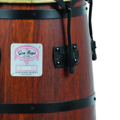 Gon Bops Mariano Tumba 12.25" Conga Drum Mahogany Stain Oil | Free Shipping | NEW Authorized Dealer image 2