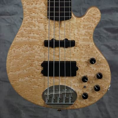 Lakland 55-94 Deluxe Exotic 2017 Natural Birds Eye Maple image 2