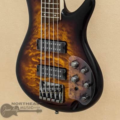 Ibanez SR405E Bass Guitar - Dragon Eye Burst image 3
