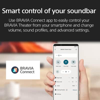 Sony BRAVIA Theater Bar 7, with 9 speakers, Dolby Atmos/DTS:X compatible image 2