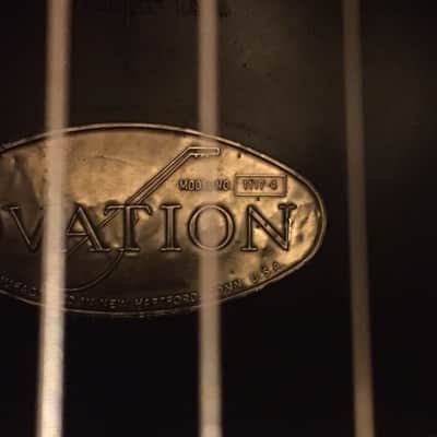 1978 Ovation 1117-4 Legend Deep Bowl Acoustic guitar (Natural finish) image 6