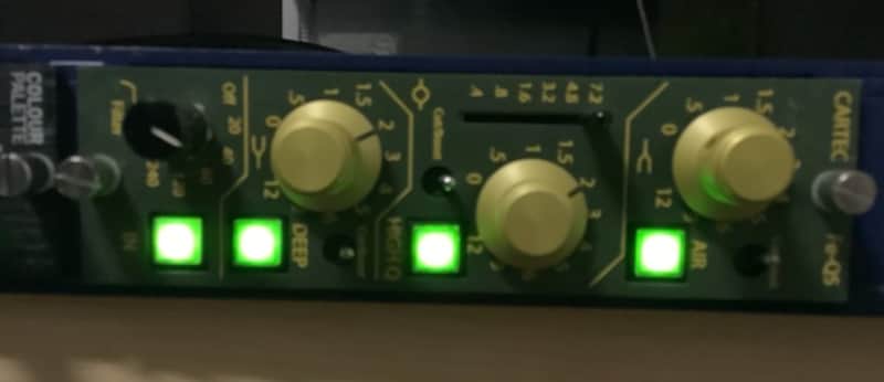 Cartec Audio Fe-Q5 500 Series Equalizer Module 2010s - Green image 1