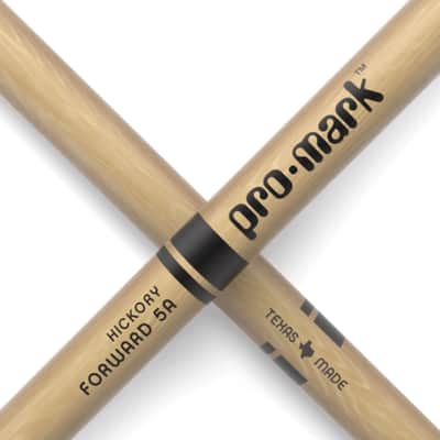 ProMark TX5AN Classic Forward 5A Hickory Drumstick, Oval Nylon Tip Ships FREE image 1