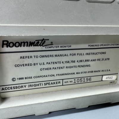 Bose Roommate Powered Speakers Vintage Computer Speakers HiFi Stereo 1980s image 5