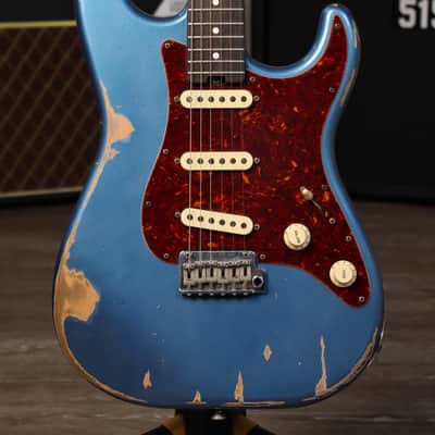 2019 Schecter USA Custom Shop Traditional Wembley-II Lake Placid Blue SSS image 3