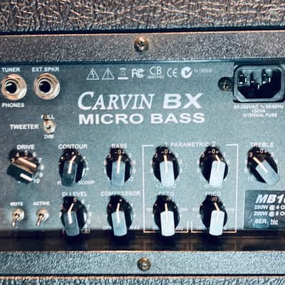 Carvin BX Micro Bass MB10 2010 to 2017 - Black Tolex image 6