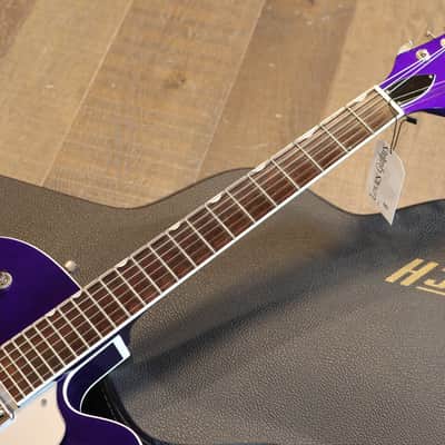 2020 Gretsch G6120SH Brian Setzer Hot Rod Semi-Hollow Electric Guitar Purple Metallic + OHSC image 7