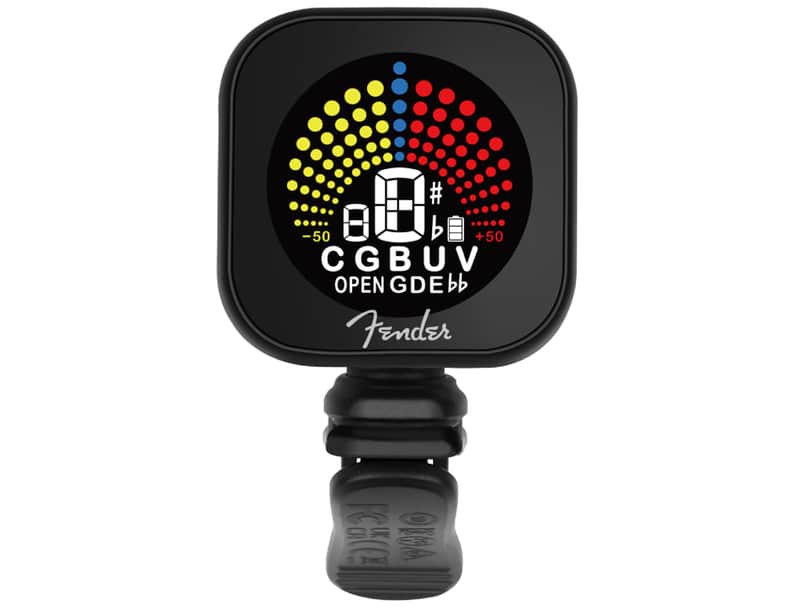 Fender Flash 2.0 Rechargeable Clip-On Tuner - Black image 1