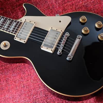 Super Rare Black Top 2006 Gibson Les Paul 1957 Yamano All Mahogany Custom Shop Historic Reissue R7 image 2