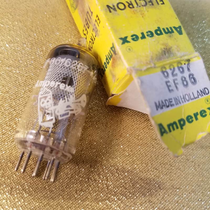 Amperex EF86 tNOS AT1000 TESTED Vacuum Tube Mazda Bugle Boy 6267 pentode 1960-1972 image 1