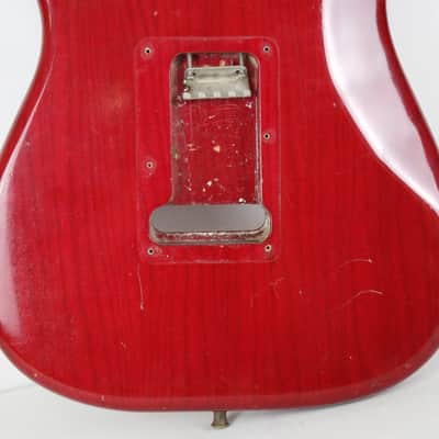 RARE 1979 Vintage Fender Stratocaster ~Killer RELIC~ Factory Wine Red Ash BODY Strat USA 1970s CBS Era image 6