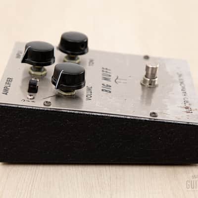 1972 Electro Harmonix Big Muff Triangle V1 Vintage Fuzz Guitar Effects Pedal, Fairchild FS3699 Transistors image 4