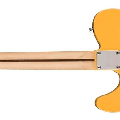 Squire Sonic Telecaster Electric Guitar, Butterscotch Blonde, Maple Fingerboard image 2