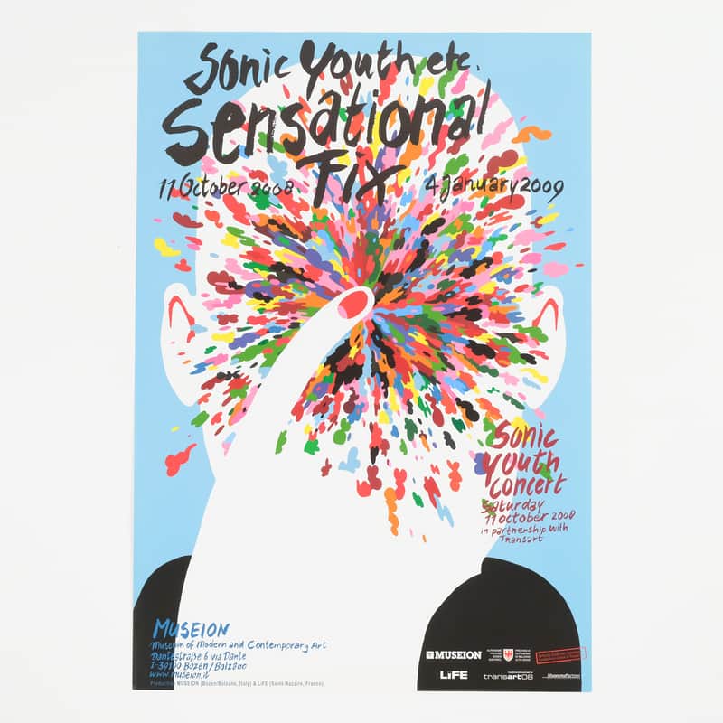 Sonic Youth at Museion Museum of Modern and Contemporary Art Poster 18"x13" Owned by Sonic Youth image 1