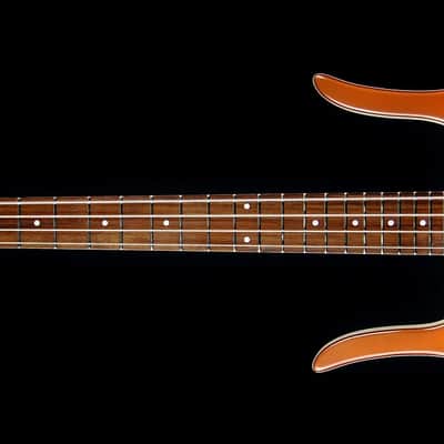 New! Danelectro Lefty 58 Longhorn Short Scale 4-String Electric Bass Copperburst image 3