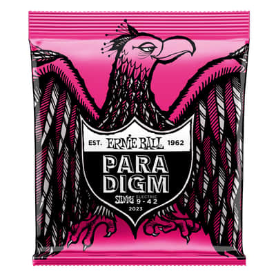 5 PACK Ernie Ball 2023 Paradigm Electric Guitar Strings, Super Slinky (9-42) image 2