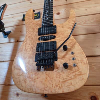 Handcrafted Boutique Electric Guitar – Birdseye Maple Top – Made in Italy (1980s–1990s) image 7