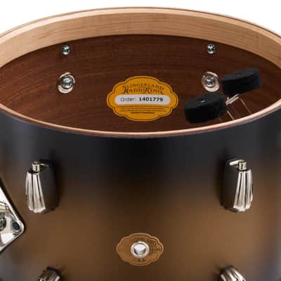 Slingerland Radio King Outfit 24-13-16-18x14in - Black and Gold image 4