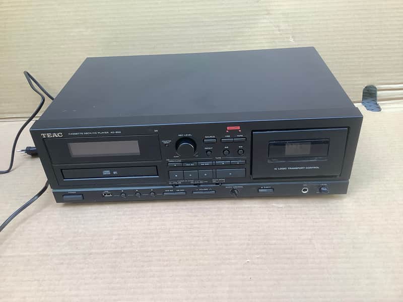 Teac - AD850SEB - AD 850 Cassette Deck USB Rec. CD Player - Black
