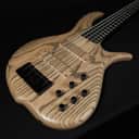 F Bass BN5 5 String Bass 2-Piece Natural Ash Body Ebony Fingerboard