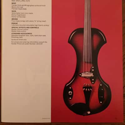 ORIGINAL Vintage 1970 Fender Fine Electric Instruments Catalog  96 pages - RARE FIND! image 15