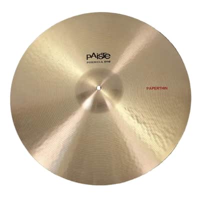 Used Paiste Formula 602 Paper Thin Crash Cymbal 20" - Very Good image 1