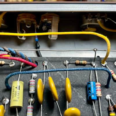 Hand Wired Clone of a Fender 6G3 "Brownface" Deluxe Head 20 Watts Premium Components image 13