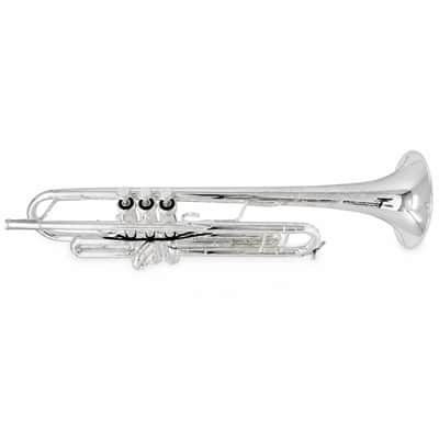 S.E. Shires Q10S Q-Series Professional Bb Trumpet in Silver Plate SN Q16482 image 6